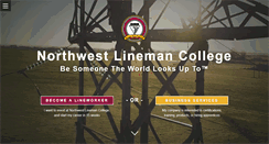 Desktop Screenshot of lineman.edu