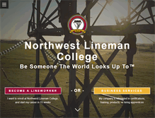 Tablet Screenshot of lineman.edu